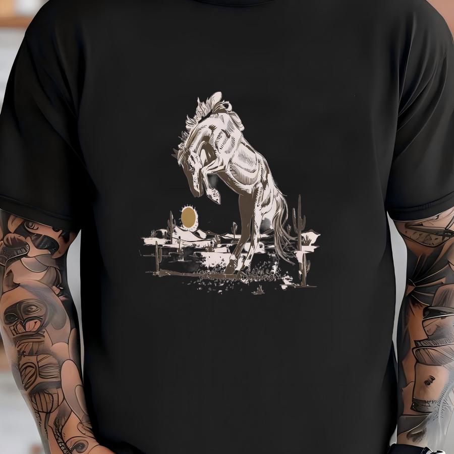 Horse Lover Shirt, Western Tee, Western Graphic Tee, Horse Lover Gift, Equestrian Tee, Cowgirl Shirt, Rodeo Shirt, Gift For Horse Owner T-shirt