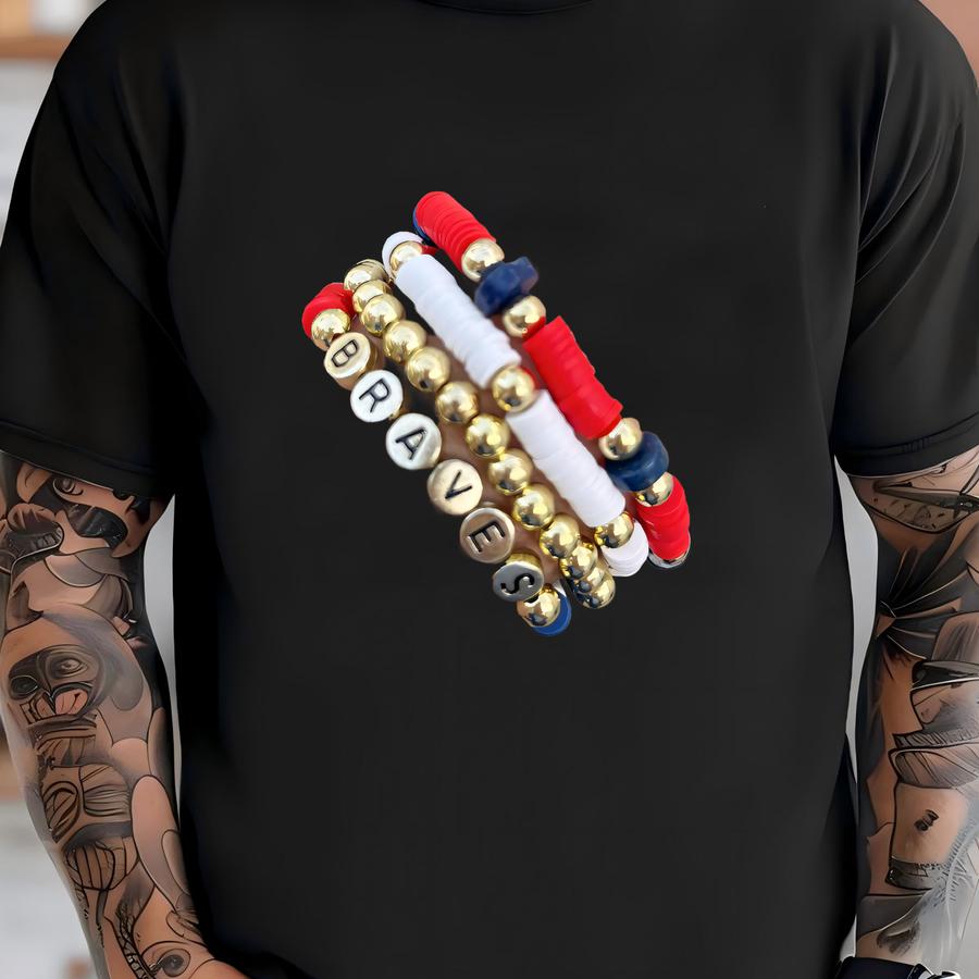Atlanta Braves Bracelet Stack T-shirt