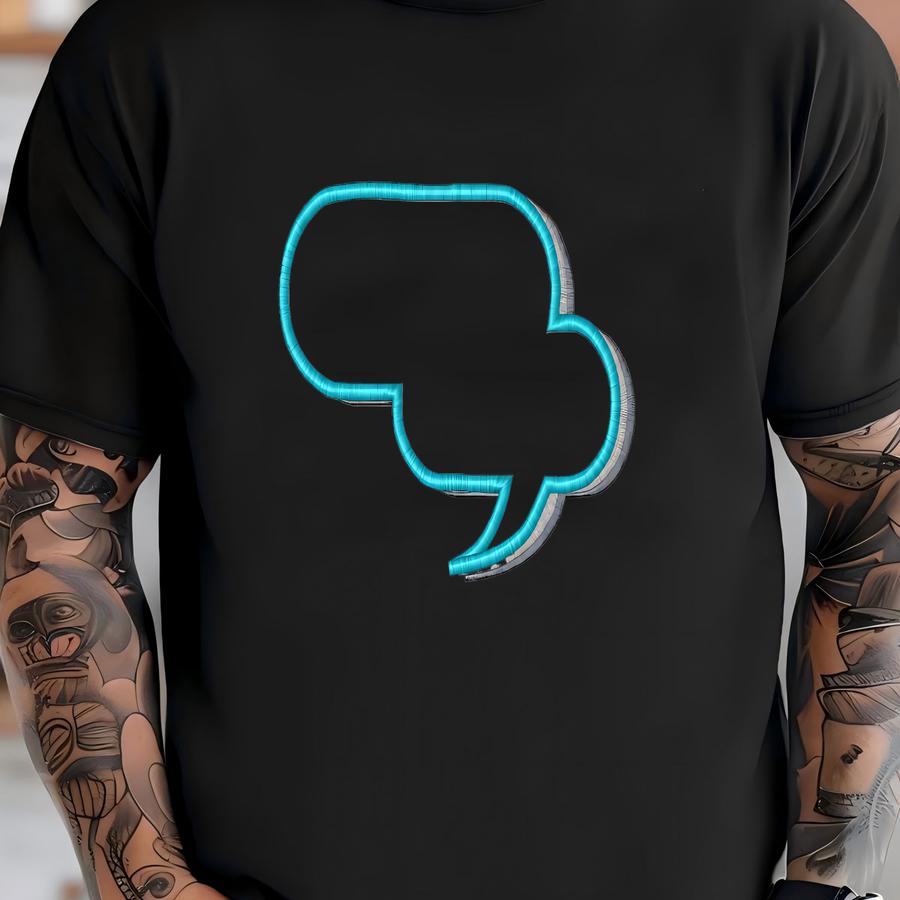 Speech Bubble Y Design - Comment Bubble - Talk Bubble Design - Funny Thought Bubble - Cartoon Speech Bubble - Machine Y T-shirt