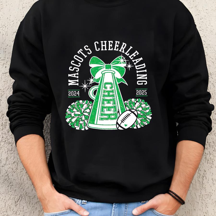 Custom Cheer Tshirt, Cheerleading Shirts, School Cheer Tshirts, Glitter Cheer Camp, Cheer Mom Shirt, Bulk Order, Gift, Chr04202402 Sweatshirt Custom Cheer Tshirt, Cheerleading Shirts, School Cheer Tshirts, Glitter Cheer Camp, Cheer Mom Shirt, Bulk Order, Gift, Chr04202402 Sweatshirt