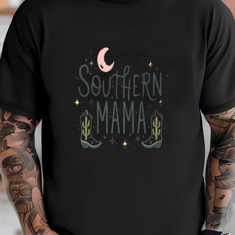 Southern Mama Shirt, Western Mom Shirt, Mother's Day Gifts, Mom's Birthday Gifts, Western Mama Shirt, Mom Shirt, Mama Tee T-shirt
