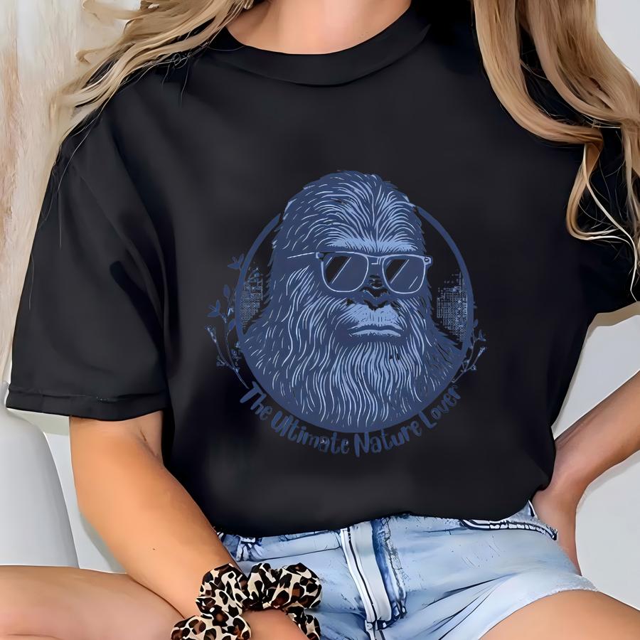 Youth Bigfoot Sweatshirt Kids Nature Lover Hoodie Bigfoot Lover Shirt Kids Outdoor Adventure Shirt Bigfoot Nature Lover Sweatshirt. T-shirt