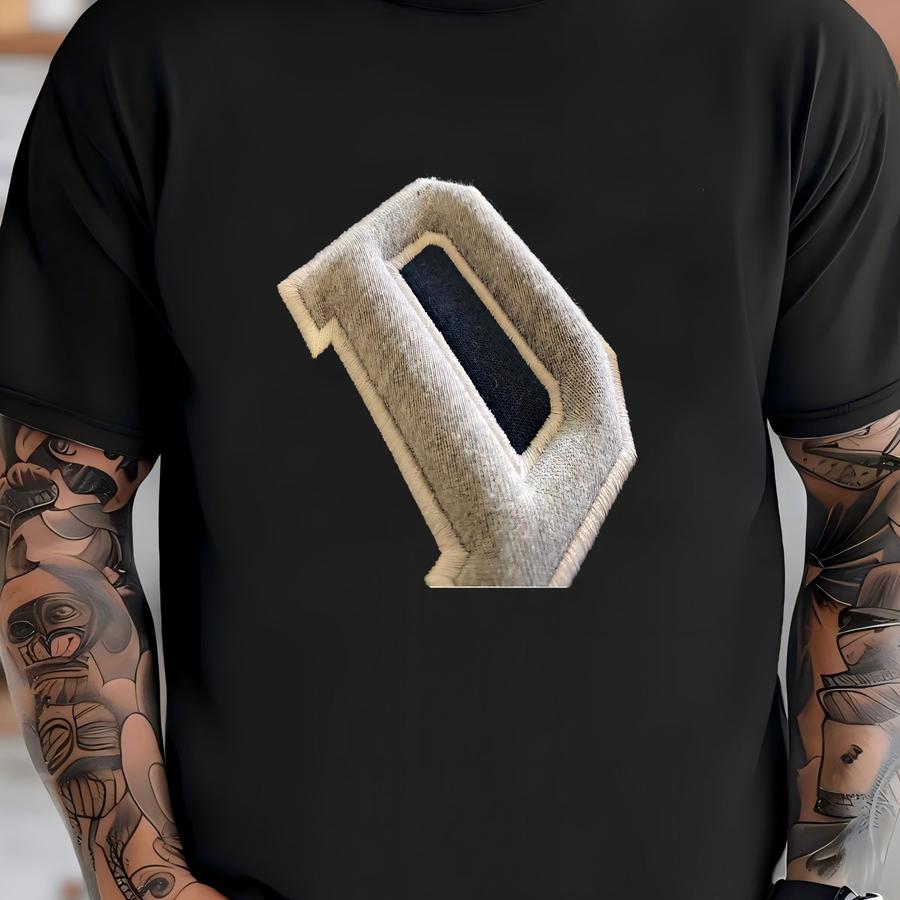 3d Puff Applique Font - Varsity Applique Font - 3d Puff Varsity Font - Embossed Y Font - Puff Foam Y Font - Block Font T-shirt