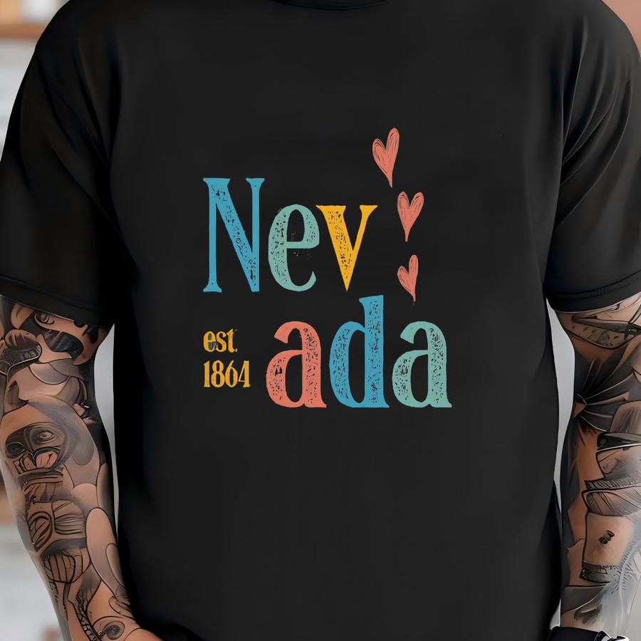 Vintage Nevada Shirt, Retro Nevada Shirt, Nevada T Shirt, Nevada Shirt, Grunge Nevada Shirt, Nevada Gift, Nevada Shirt T-shirt