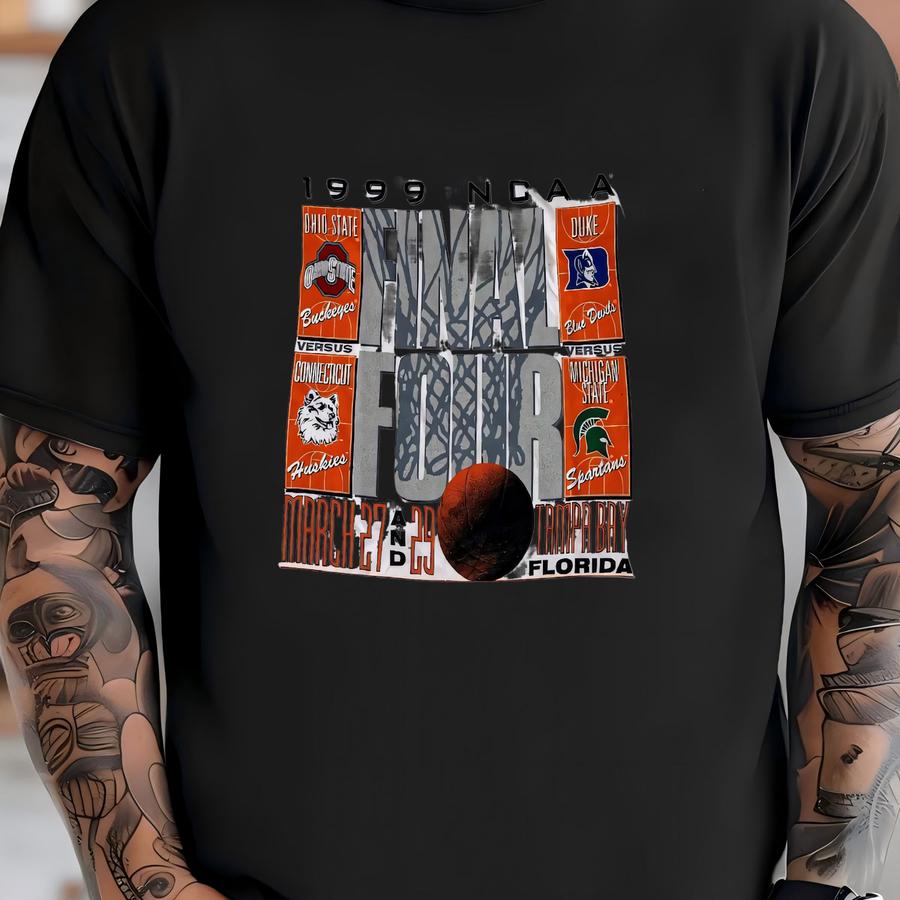 1999 Final Four Tshirt - Uconn Duke Michigan State Size Small T-shirt