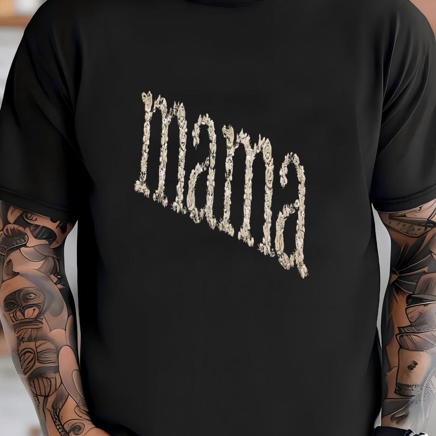 Custom Floral Mama Sweatshirt Or Hoodie: New Mom Gift T-shirt