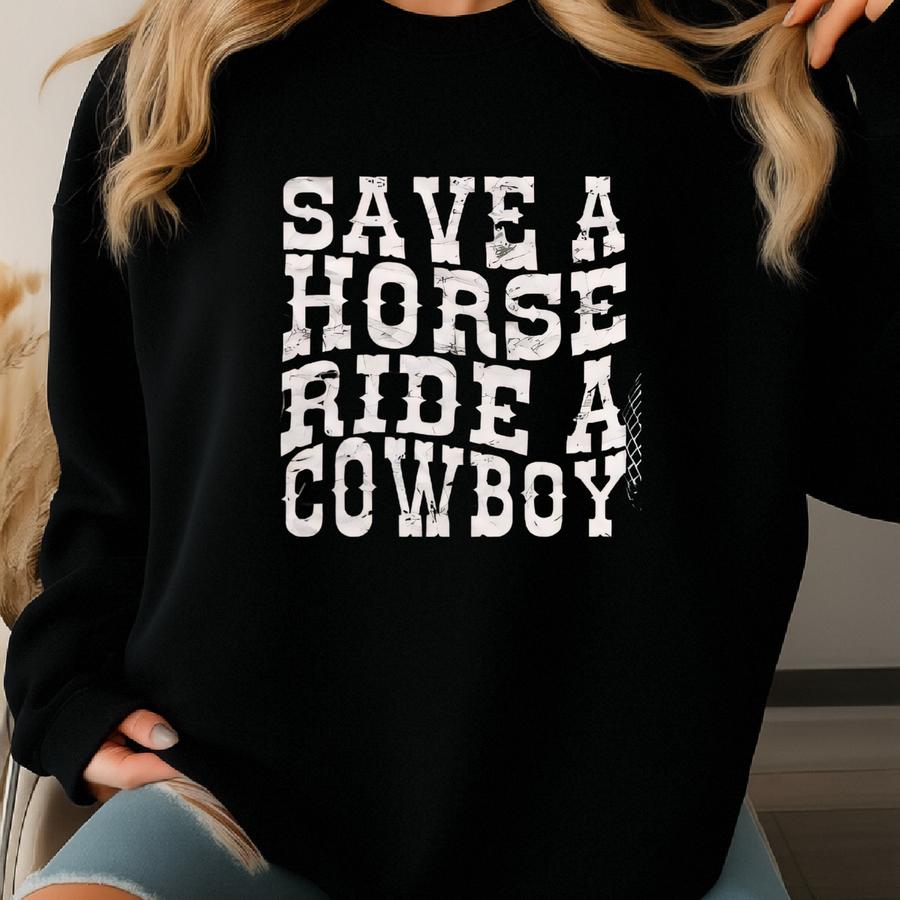 Same Cowboy Forever Shirt, Save A Horse Ride A Cowboy Shirt, Western Bachelorette, Nashville Bach, Austin Bachelorette Shirt, Cowgirl Bride Sweatshirt