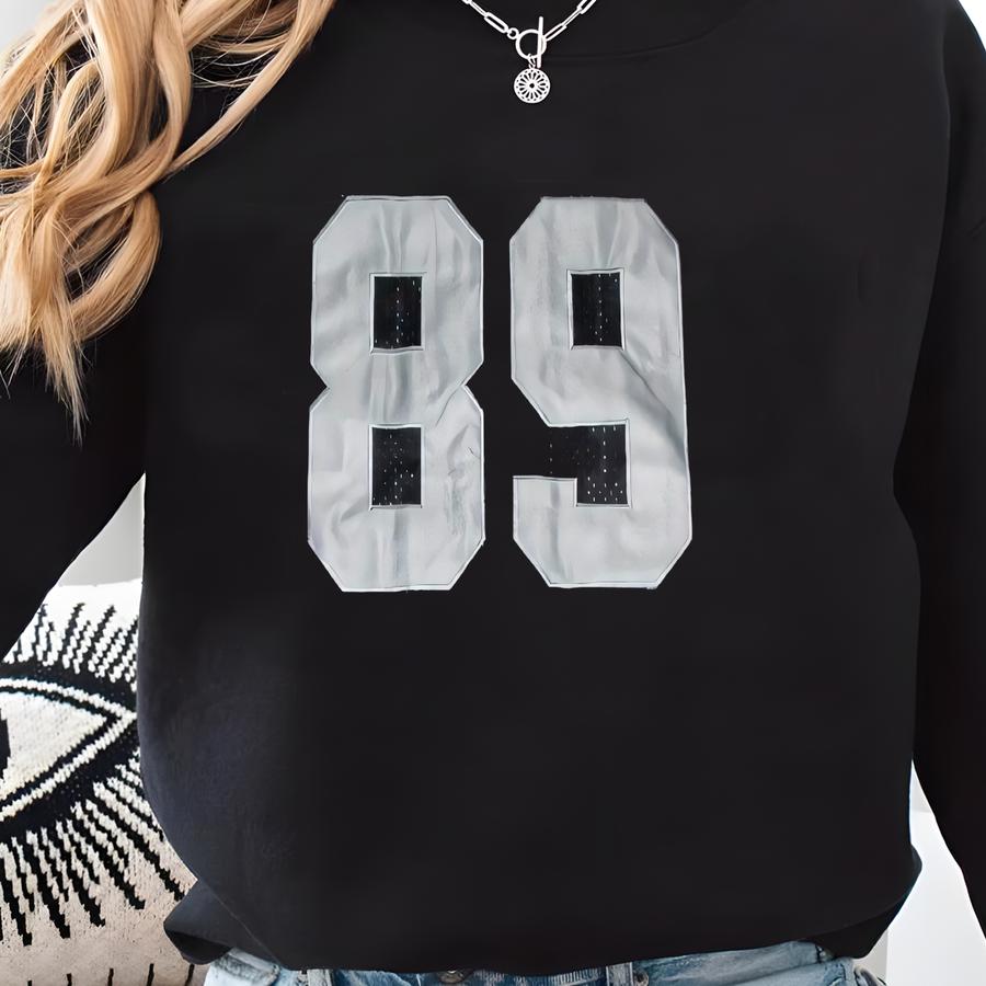 Brock Bowers #89 Sewn Stitched Custom Jersey Black Las Vegas All Adult Sizes Sweatshirt