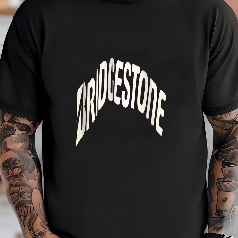 Rare!! Vintage Bridgestone Spellout Pullover Jumper Sweatshirt Distressed Size M T-shirt