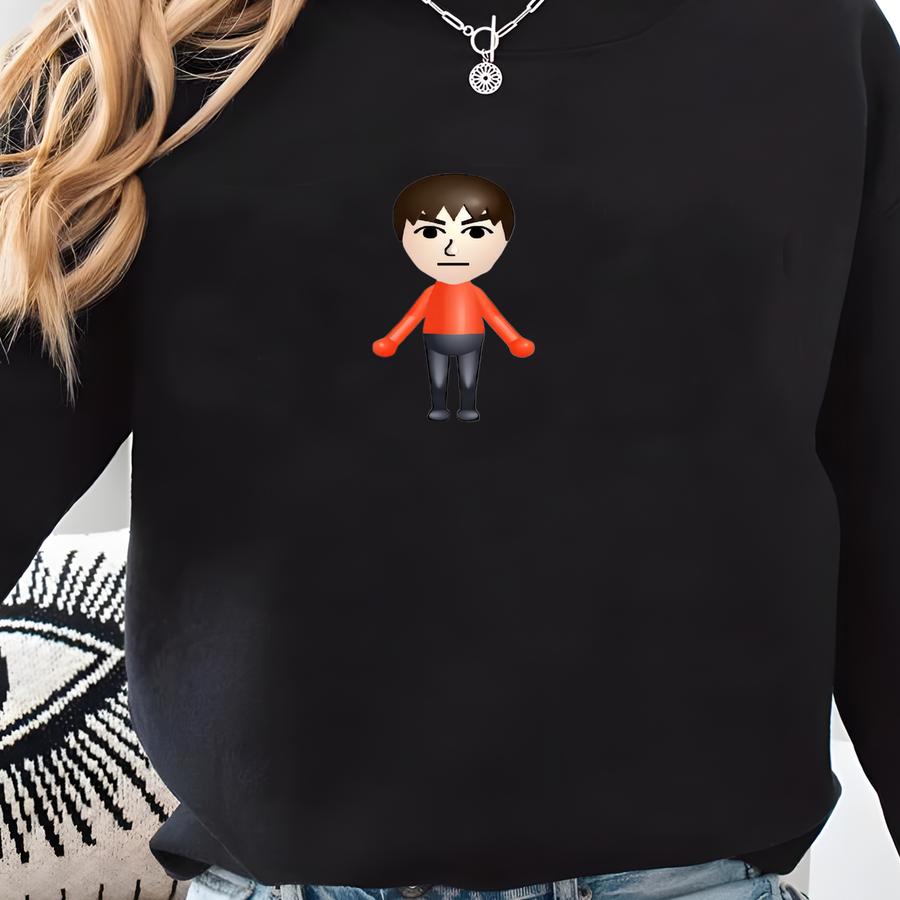 Mii Need A Cigarette T-shirt - Funny Wii Shirt - Humorous Video Game Tee, Unisex Tee Sweatshirt