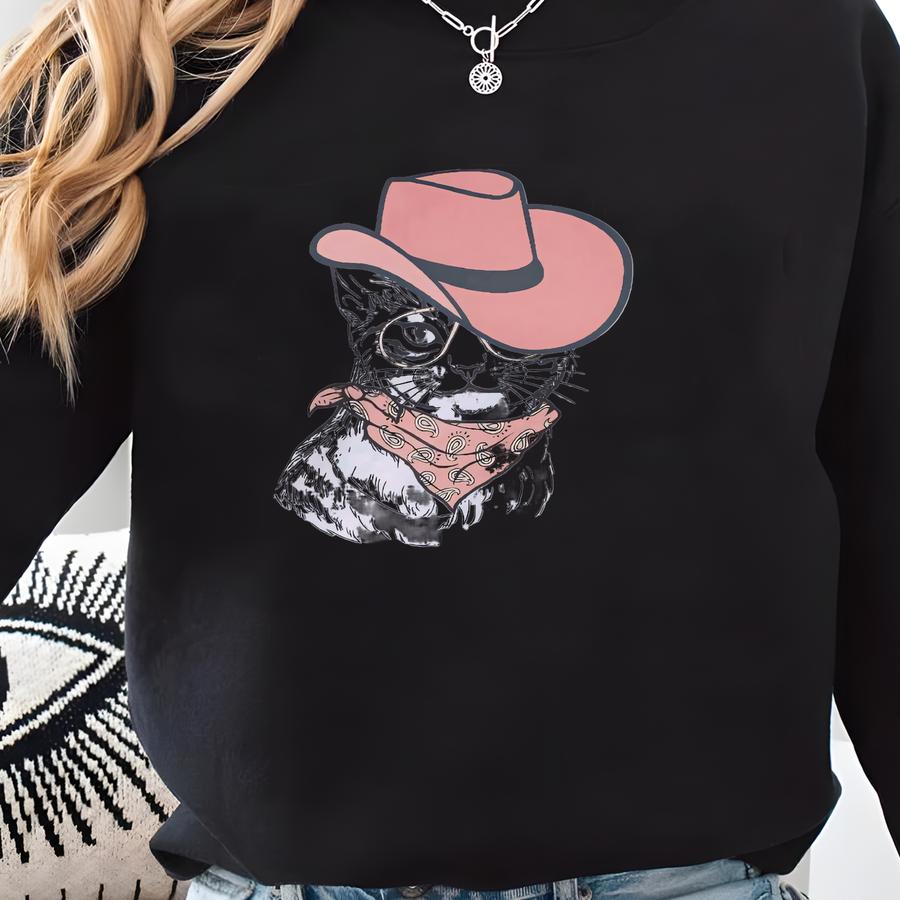 Gettin Meowied Sweatshirt Cat Bachelorette Shirt Cowgirl Bachelorette Party For Cat Lover Western Wedding Bride Howdy Bach Sweatshirt Sweatshirt