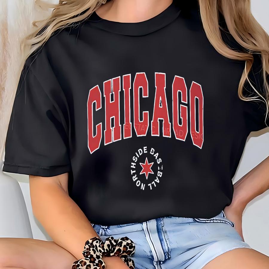 Vintage Chicago Baseball Shirt, ®, Chicago Baseball T Shirt, Baseball Chicago Shirts, Wrigleyville, Chicago Fan Gift, Unisex T-shirt