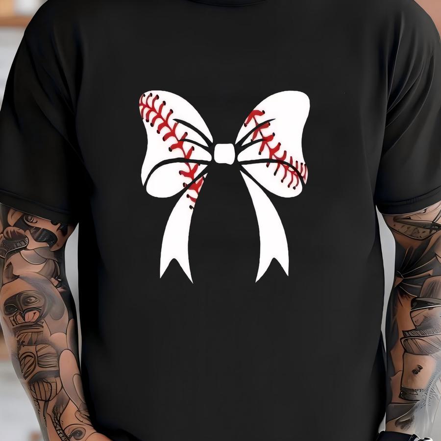 Baseballs/softball Bows Hoodie Or Sweatshirt T-shirt