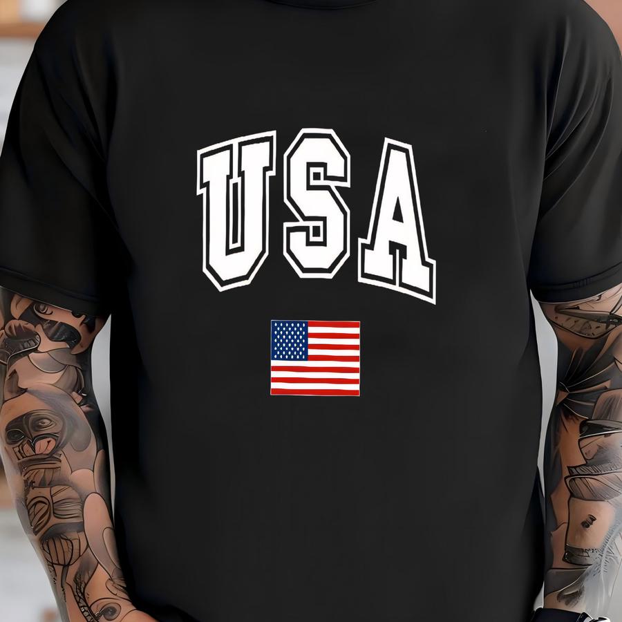 Usa Flag T Shirt, Independent Day Gift Tshirt, Patriotic American Flag Tee, 4th Of July Sweatshirt, Retro Usa Flag Sweater, Usa Flag Hoodie T-shirt