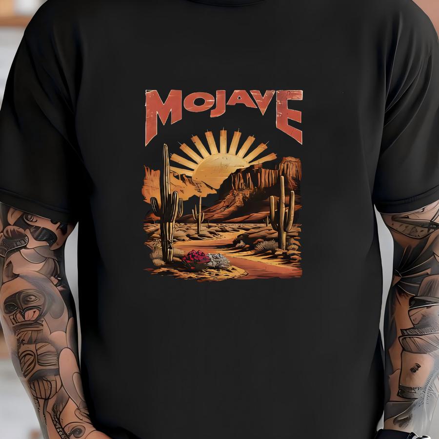 Mojave Desert Shirt, California Shirt, National Parks Tee, Western Graphic Tee, Adventure Shirt, Cowgirl Shirt, Gift For Cowgirl, Vintage T-shirt