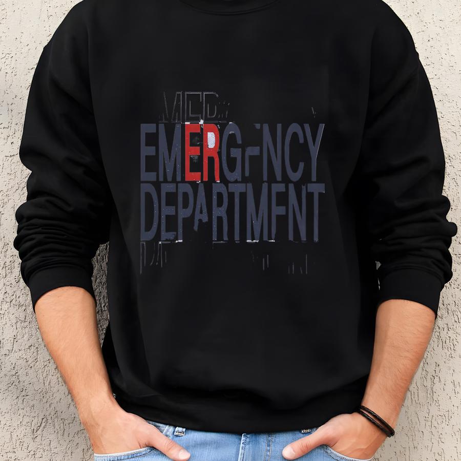 Emergency Department Sweatshirt - Er Nurse Hoodie - Nurse Week Gift - New Grad Gift - Nurse Appreciation Crewneck - Er Ed Nurse Life Hoodie Sweatshirt