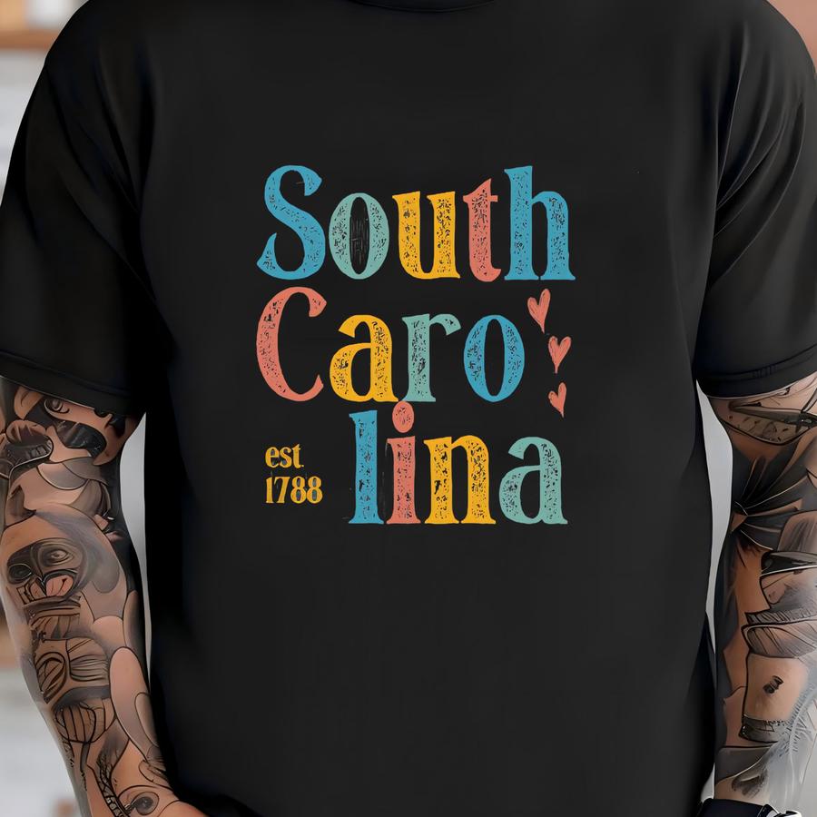 Vintage South Carolina Shirt, Retro South Carolina Shirt, South Carolina T Shirt, Grunge South Carolina Shirt, South Carolina Gift T-shirt
