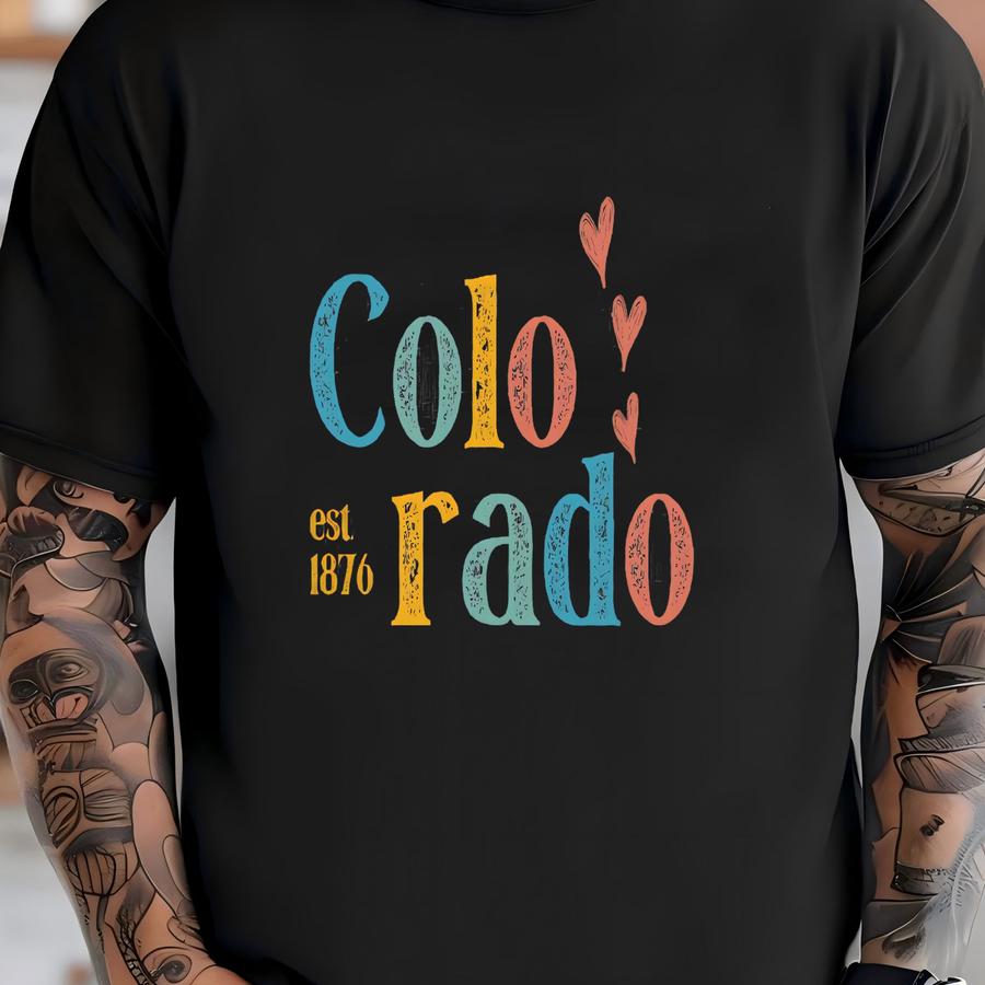 Vintage Colorado Shirt, Retro Colorado Shirt, Colorado T Shirt, Colorado Shirt, Grunge Colorado Shirt, Colorado Gift T-shirt