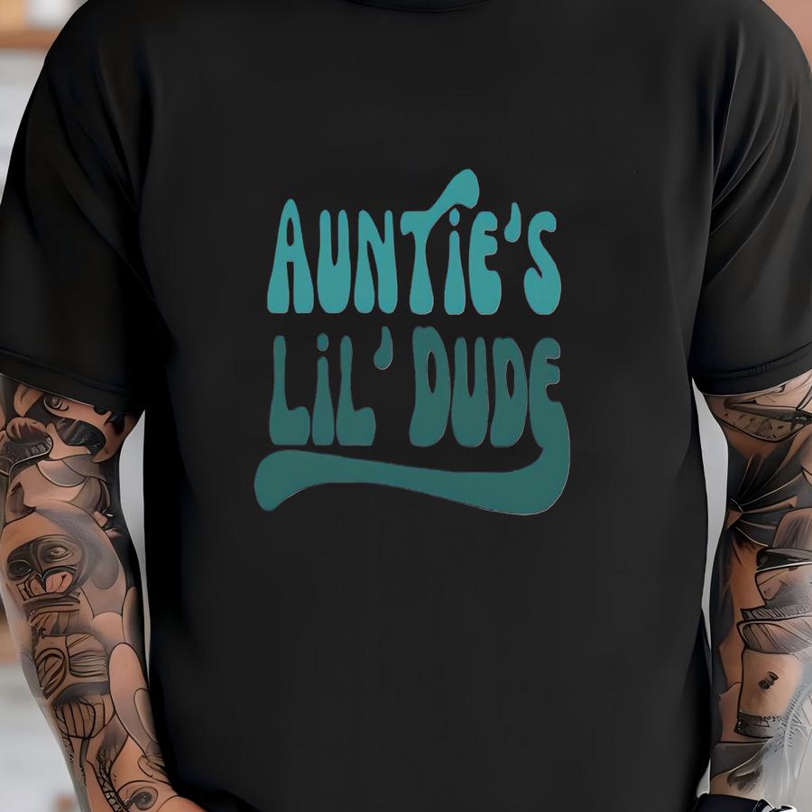 Auntie's Little Dude Baby Romper Sweatshirt, I Love My Aunt Bodysuit Romper, Infant Clothing T-shirt