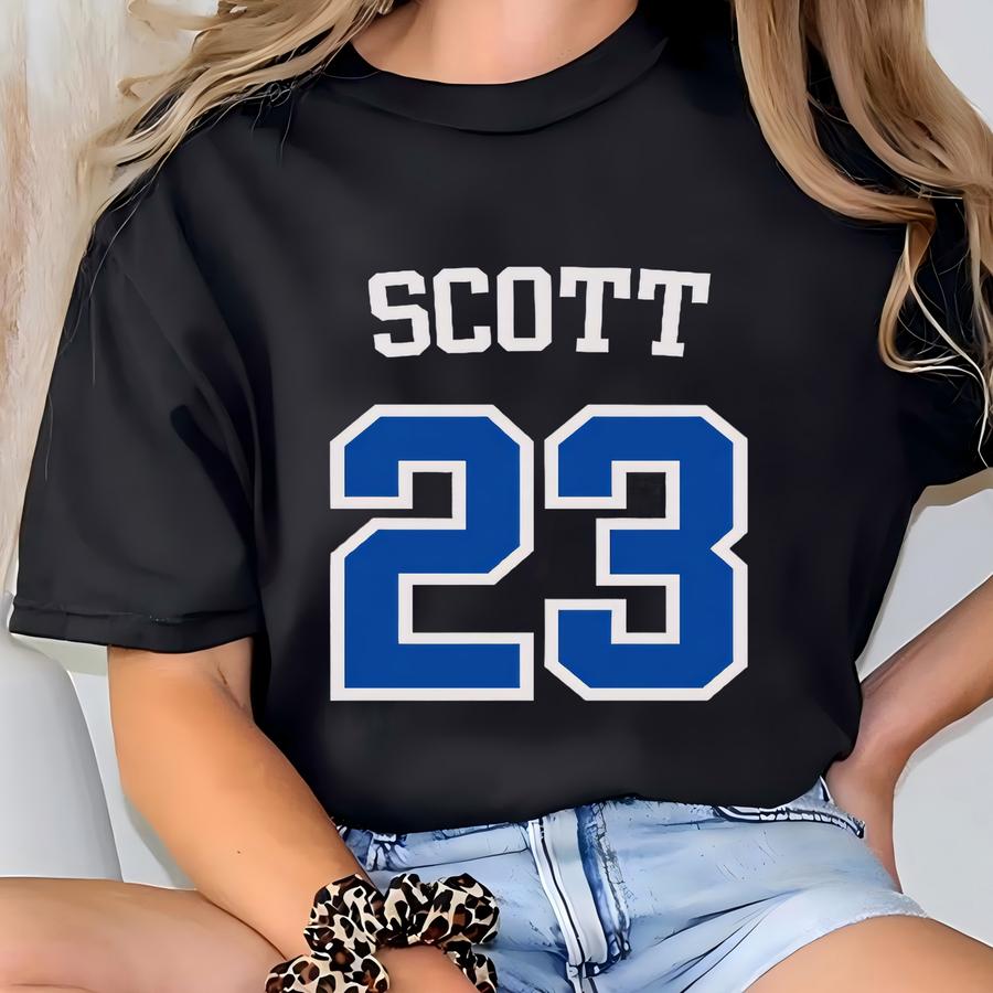 Tree Hill Ravens Scott 23 Tee, , Vintage Wash Tshirt, One Tree Hill Gifts, Oth Merch, Tree Hill North Carolina T-shirt