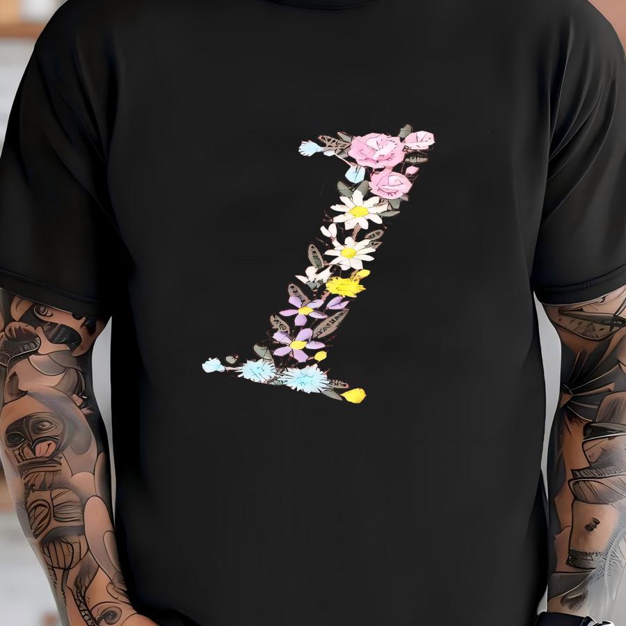 Baby Girl First Birthday Romper: Floral  T-shirt