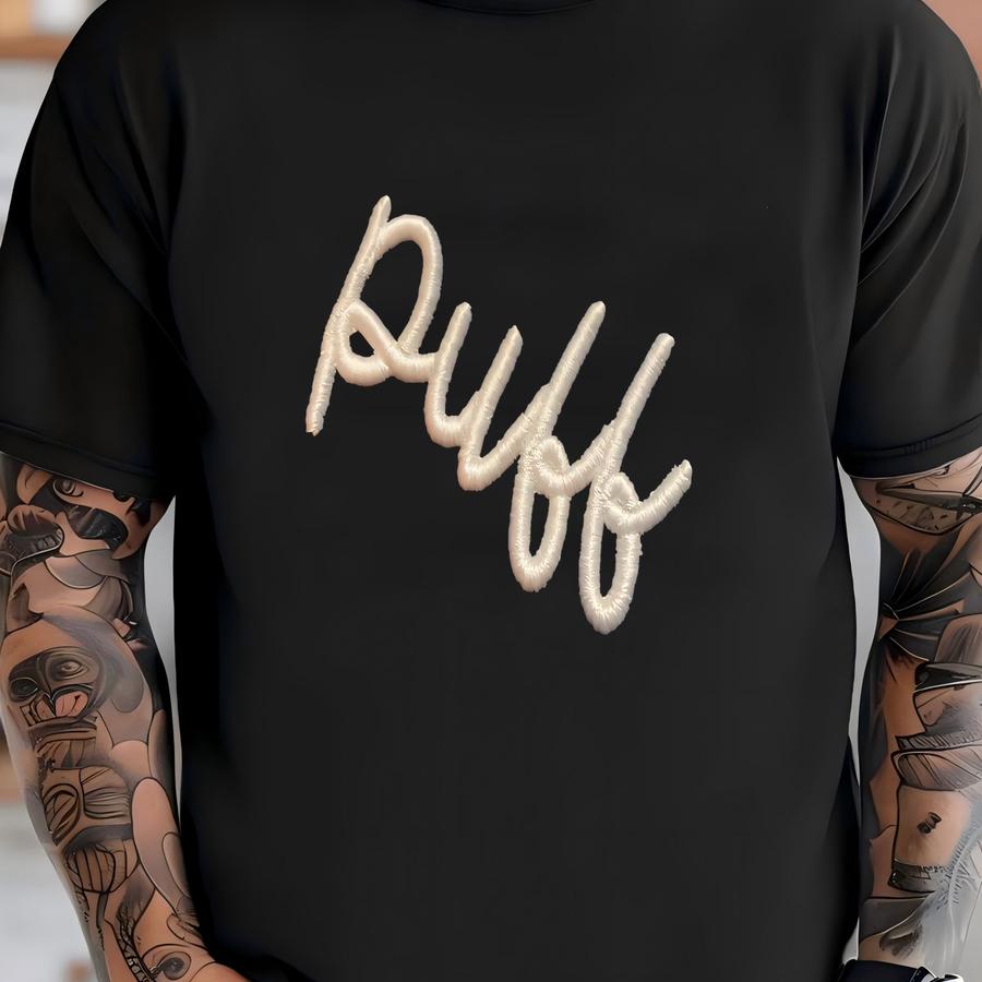 3d Puff Y Font - Puffy Foam Font - Puff Foam Y - Script Y Font - Cursive Puff Font - Bx Font - Machine Y T-shirt