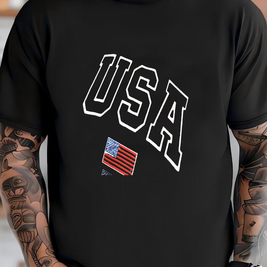 Usa Flag Sweatshirt: Patriotic 4th Of July Hoodie T-shirt