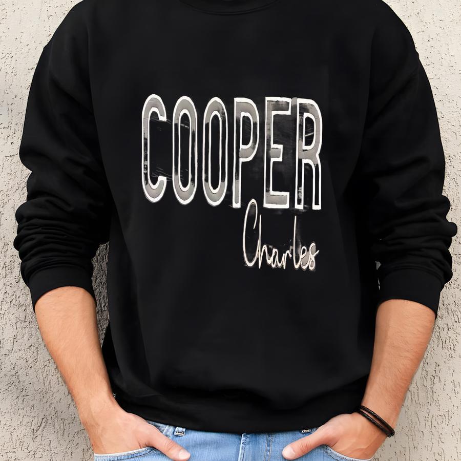 Personalized Baby Boy Sweatshirt: Name Pullover Sweatshirt