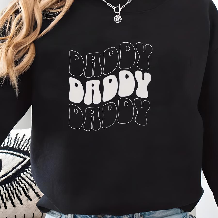 Custom Father Name Tshirt, Personalized Cool Dad Hoodie Gifts, Customize Dads Names Tee Shirt Gift, Best Fathers Day Sweatshirt Gifted Daddy Sweatshirt