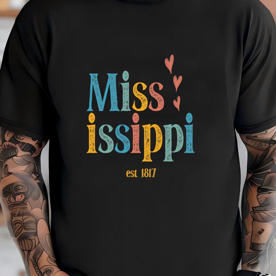 Vintage Mississippi Shirt, Retro Mississippi Shirt, Mississippi T Shirt, Grunge Mississippi Shirt, Mississippi Gift, Mississippi Tee T-shirt
