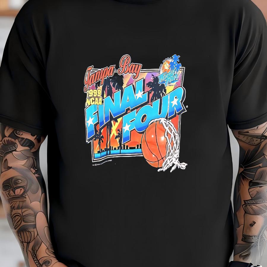 1999 Final Four Vintage Large Tshirt - Uconn T-shirt