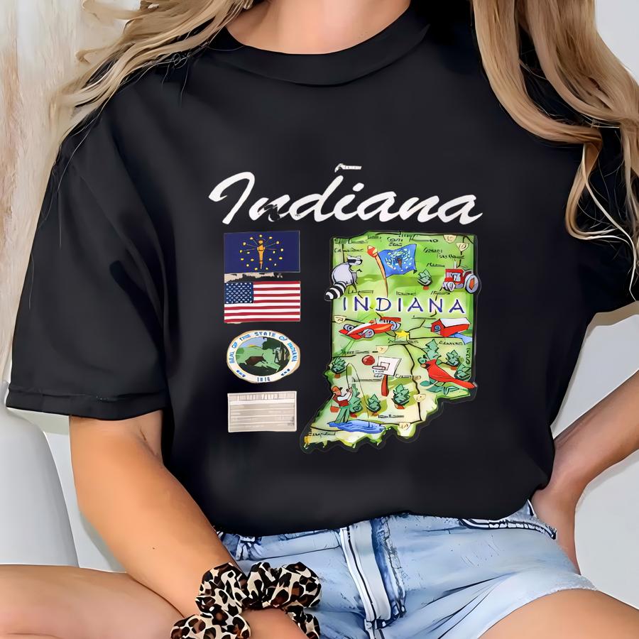 A State Map - Unisex Sweatshirt, Art Print, Sweatshirt, Hoodie, Shirt, T Shirt, Hoodie, Tee, Gift, Vintage Shirt T-shirt