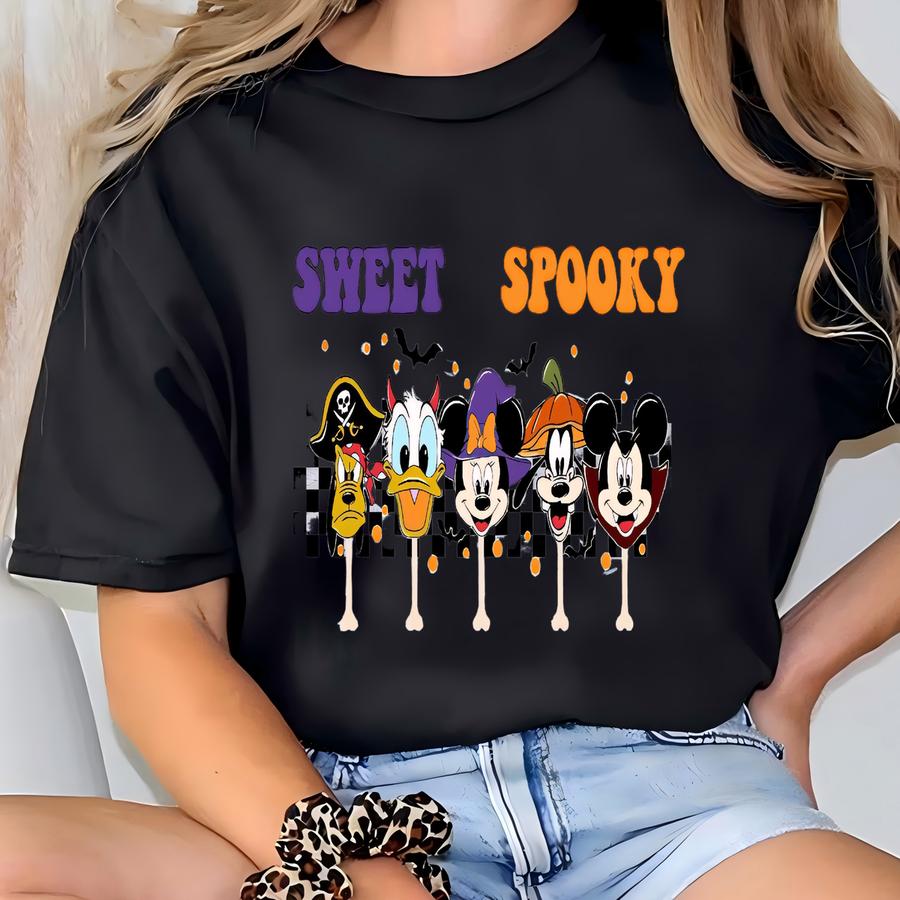 Sweet Spooky Shirt, Halloween Shirt, Halloween Sweatshirt, Spooky Shirt, Skeletons Shirt, Pumpkin Shirt, Trick Or Treat Shirt T-shirt