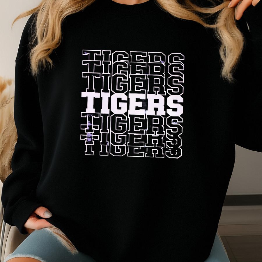 Tigers Shirt Tigers Mascot Shirt Tigers Gift Unisex Tee Game Day Apparel Sweatshirt