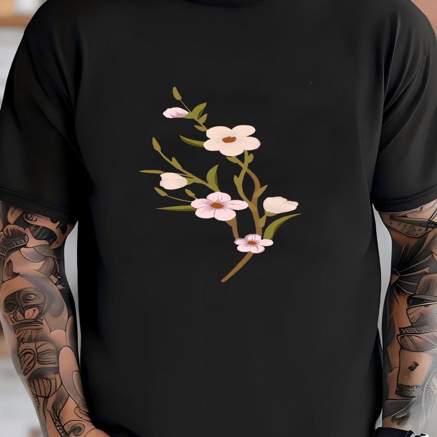 Flowers Tank Top, Trans Pride, Trans Rights, Subtle Trans Tank Top, Cool Trans Shirt, Trans Tank Top, Cute Trans Gift T-shirt