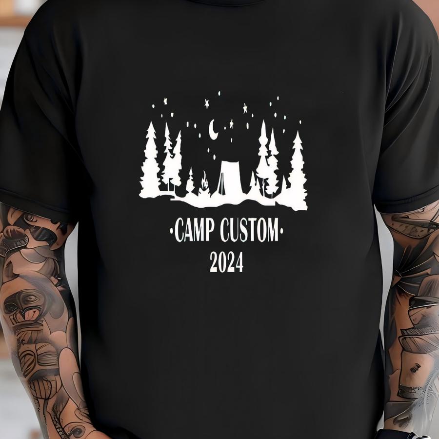 Custom Camp Shirt, Personalized Gifts, Matching Camping Shirts, Family Vacation Shirts, Custom Camper Shirt, Adventure Shirt T-shirt
