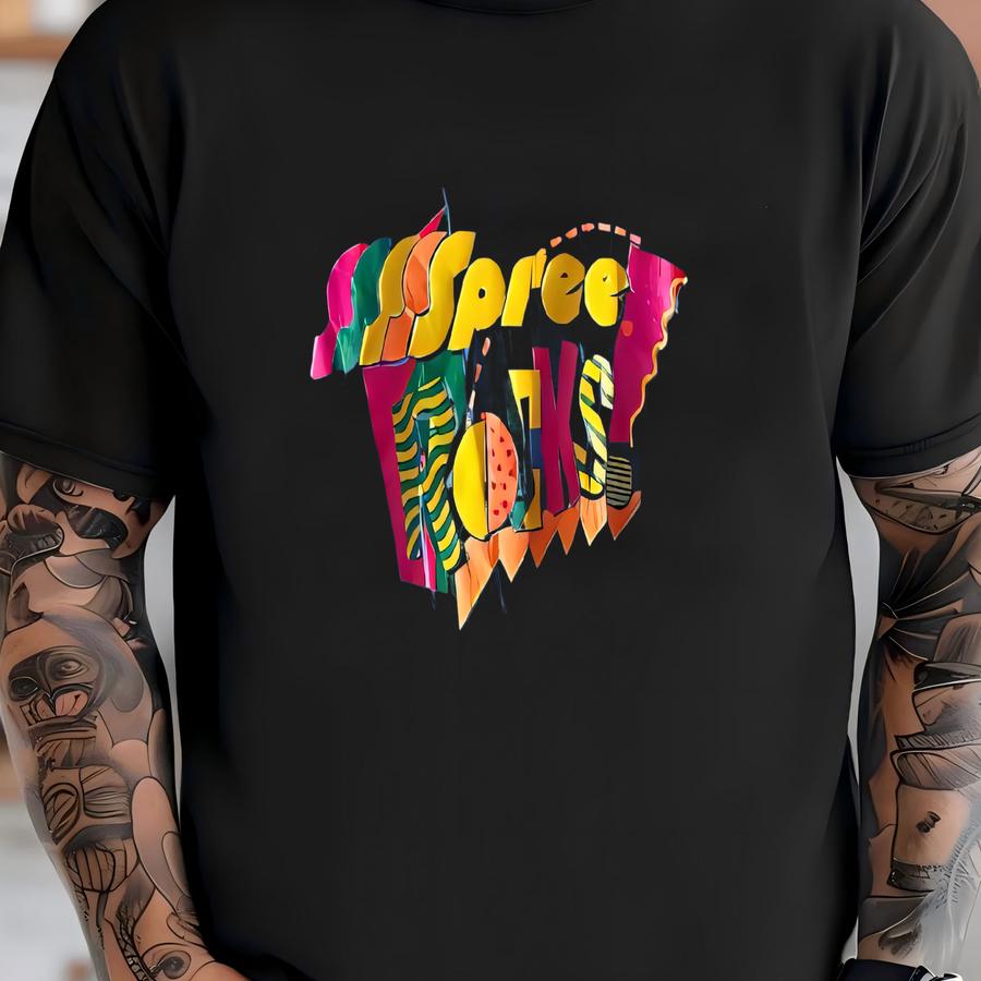 Vintage 1990’s Single Stitch Spree Rocks Blue Graphic Hoodie - Large T-shirt