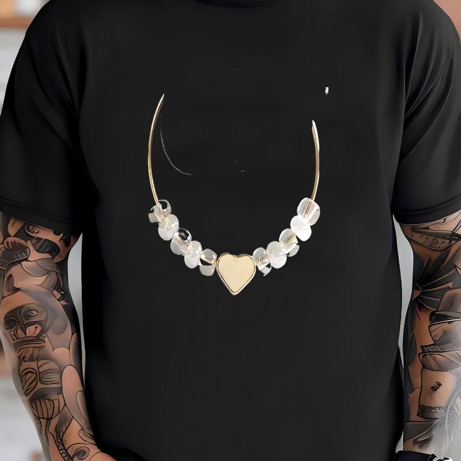 Tumbler Charm With Gold Heart, Cup Charm, Tumbler Accessories, Handle Charm, Cup Accessories T-shirt