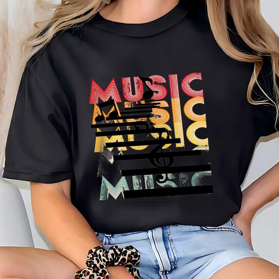 Music Sweatshirt, Music Lovers Gift, Musician Sweatshirt, Music Teacher Sweatshirt T-shirt