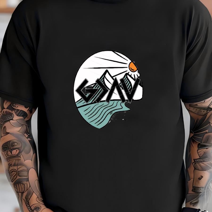 God Is Greater - License Plate T-shirt