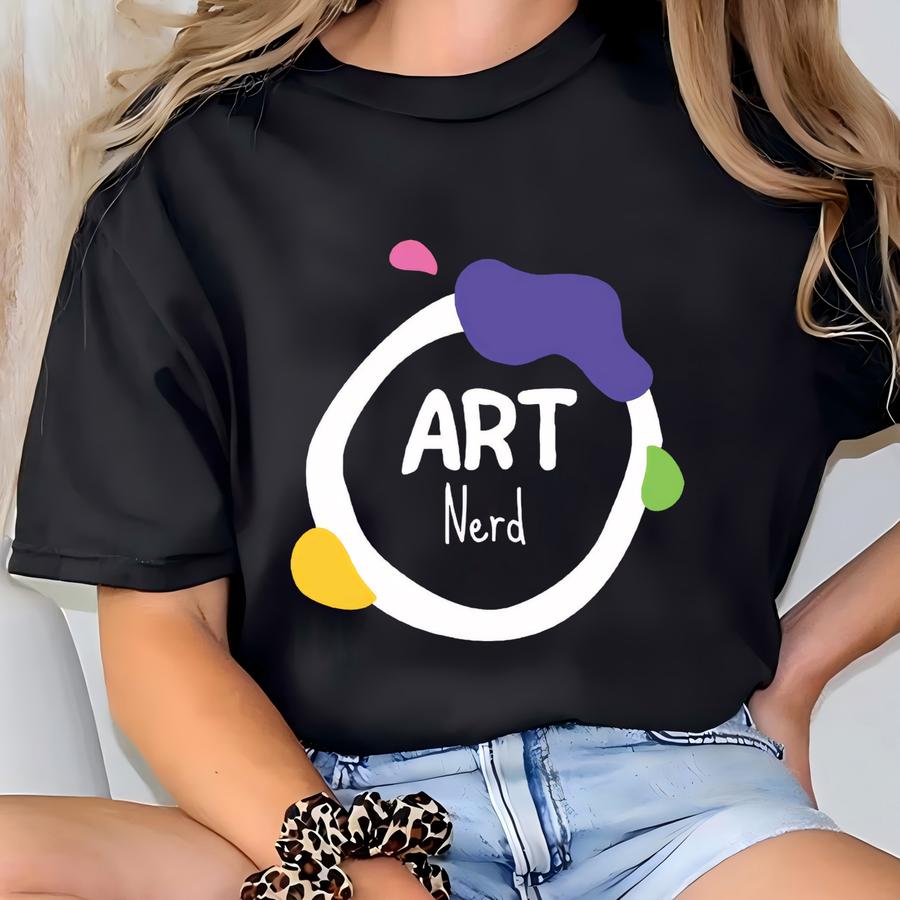 Art Nerd Hoodie: Unisex Graphic Tee For Artists T-shirt