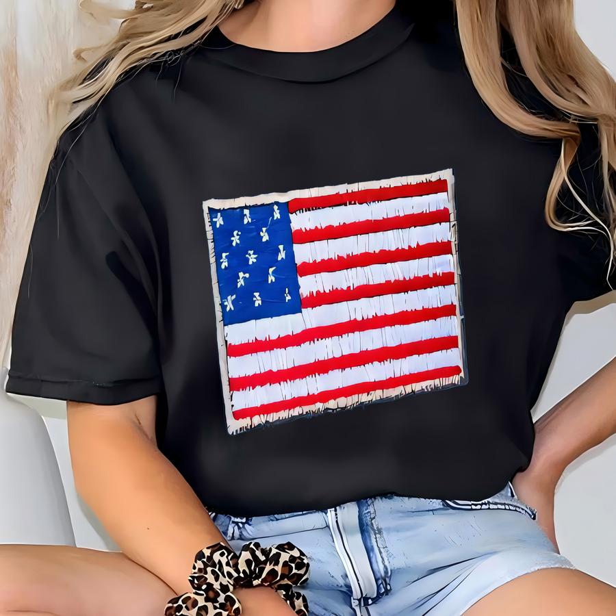 Independence Day Shirt, Red White And Blue Shirt, American Flag Shirt, 4th Of July Shirt Family, Children's Flag Tee T-shirt