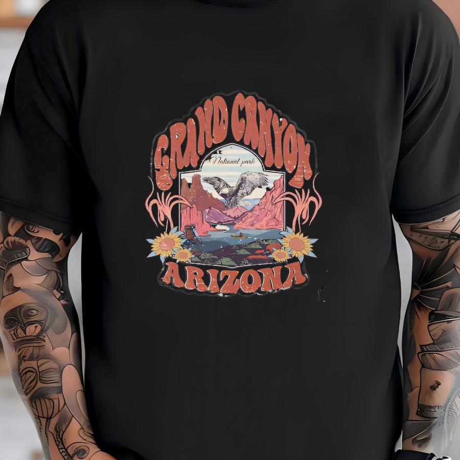 Grand Canyon Shirt, Desert Shirt, Cactus Shirt, Western Graphic Tee, Adventure Shirt, Retro Hoodie, Cowgirl Shirt, Wild West Shirt T-shirt