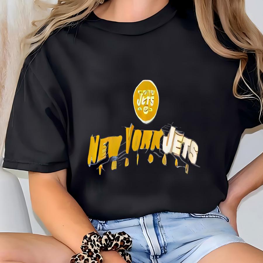 Vintage New York ‘jets’ Sweatshirt Y Logo Grey Color Men’s L T-shirt