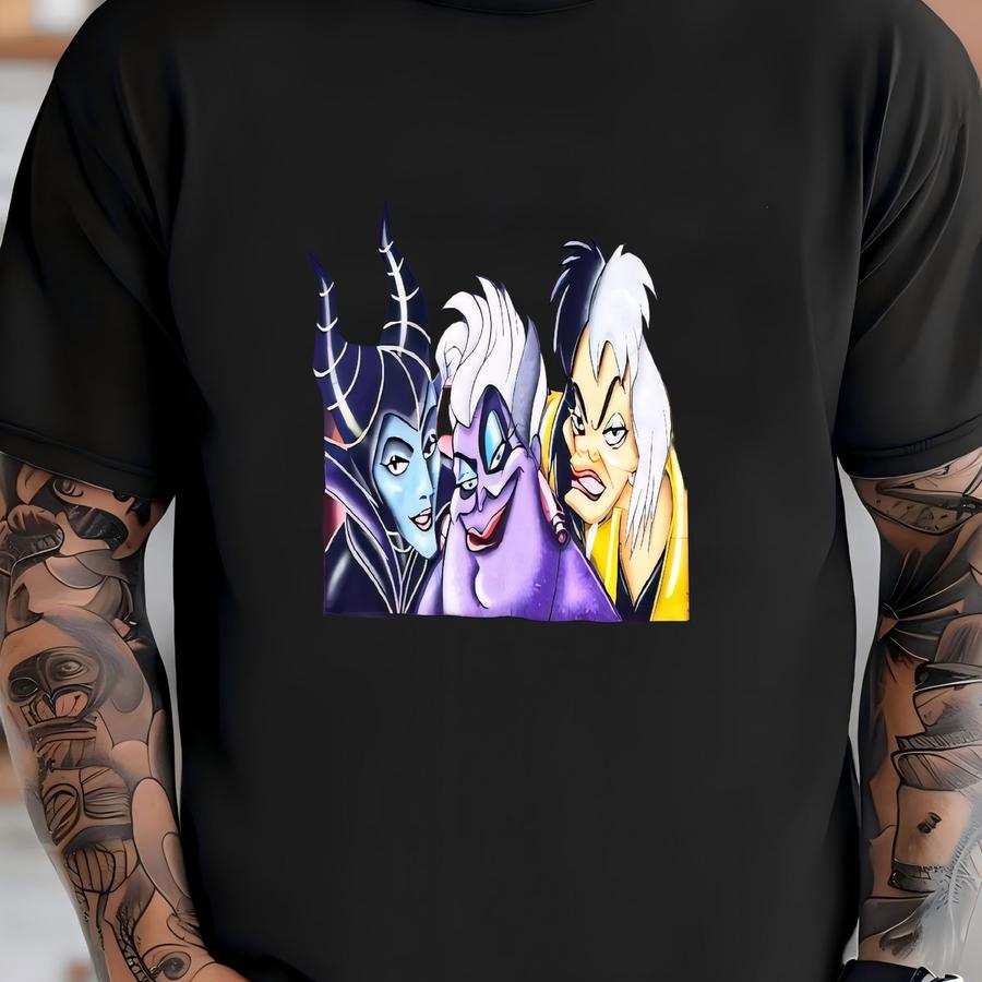 Vintage Way Wicked Women Villains Sweatshirt T-shirt