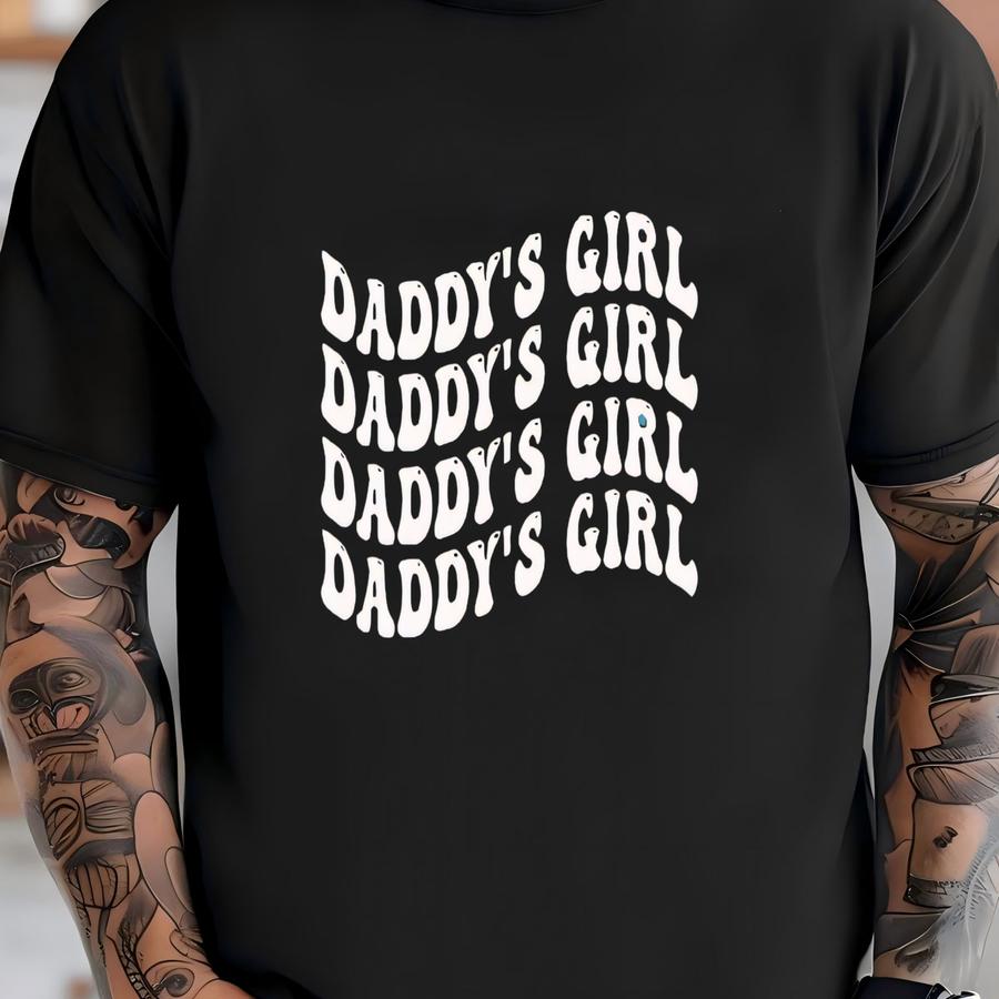 Daddy's Girl Baby Romper Sweatshirt, Daddy Daughter Baby Clothes, Retro Daddy's Girl Romper, Father's Day Baby Clothing T-shirt
