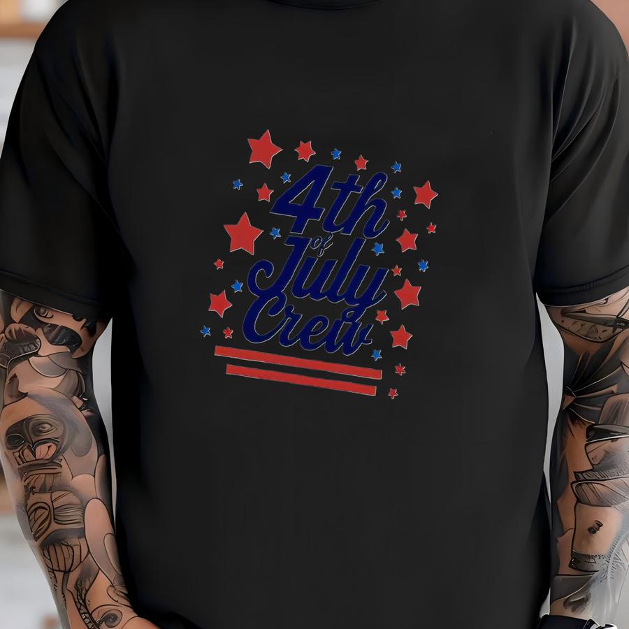 4th Of July Crew Matching Family Shirts, Fourth Of July Matching Family Party Hoodies, Fun Party Shirts T-shirt