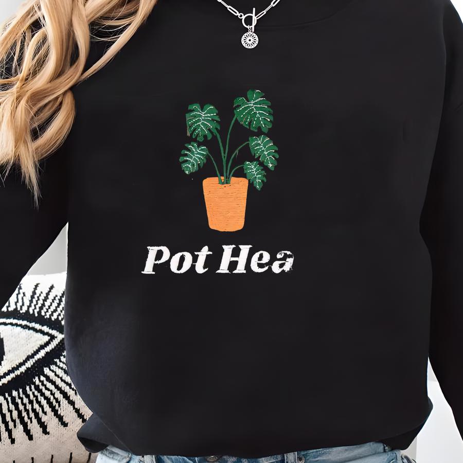 Plant Crewneck Sweatshirt: Funny Plant Mom Gift Sweatshirt