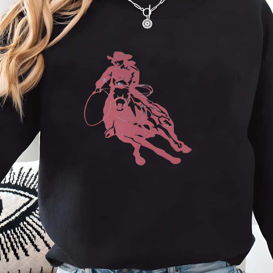 Fearless Cowgirl Sweatshirt: Christian Western Crewneck Sweatshirt