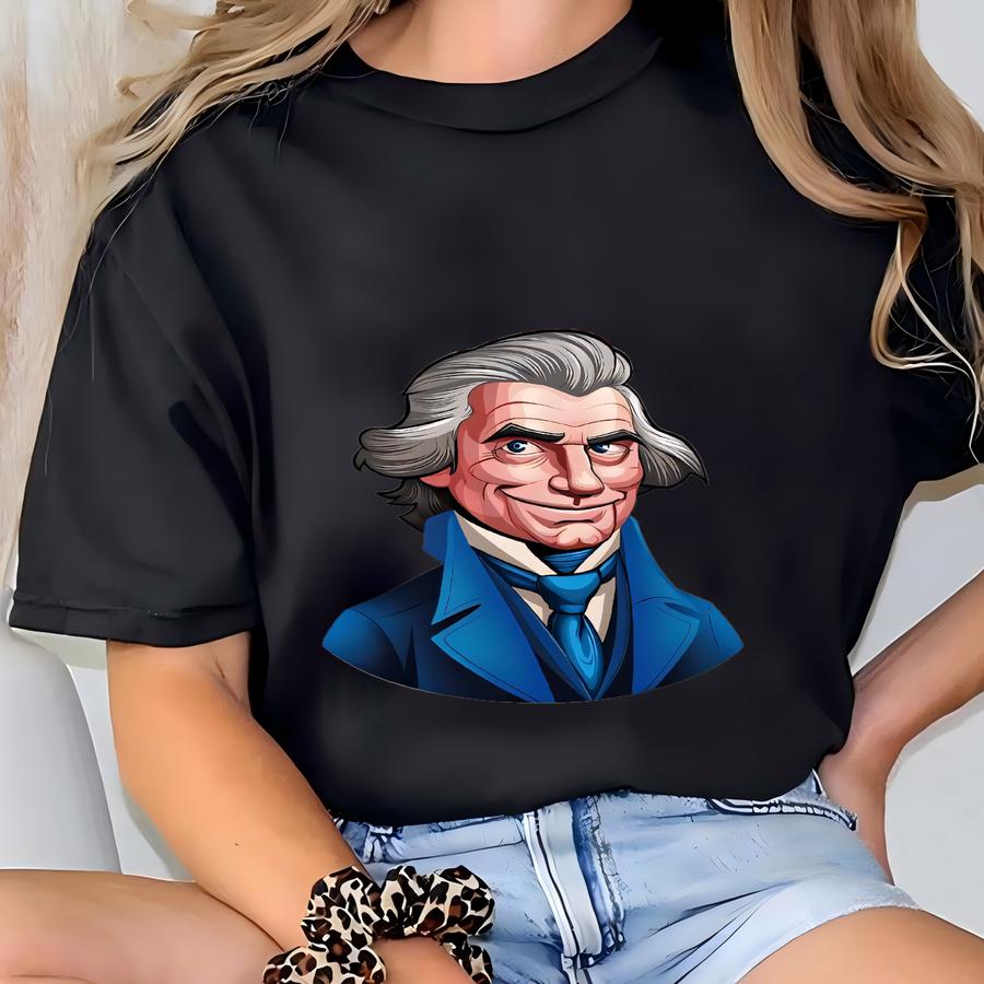 Funny Thomas Jefferson 4th Of July Tee: Patriotic Usa Gift T-shirt
